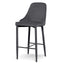 Ex Display - CBS6573-ST 65cm Bar Stool - Grey Velvet