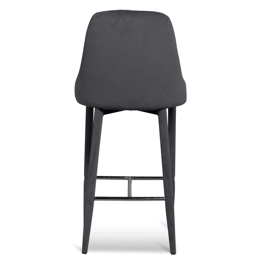 Ex Display - CBS6573-ST 65cm Bar Stool - Grey Velvet