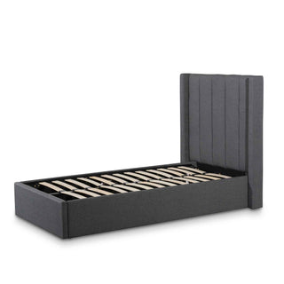 CBD6358-YO Fabric Single Bed Frame - Charco... | Calibre Furniture