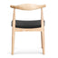 Ex Display - CDC179 Elbow Dining Chair - Natural Ash