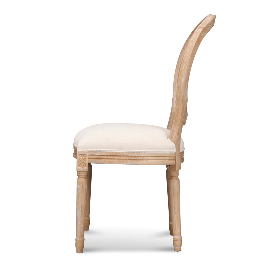 Ex Display - CDC8000-LJ Elm Dining Chair - Light Beige