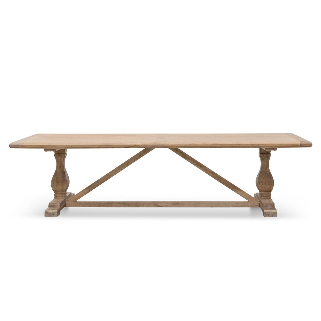 CDT514 Dining Table 3m - Rustic Natural - 1... | Calibre Furniture