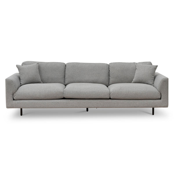 CLC6833-CA 4 Seater Fabric Sofa - Grey | Calibre Furniture