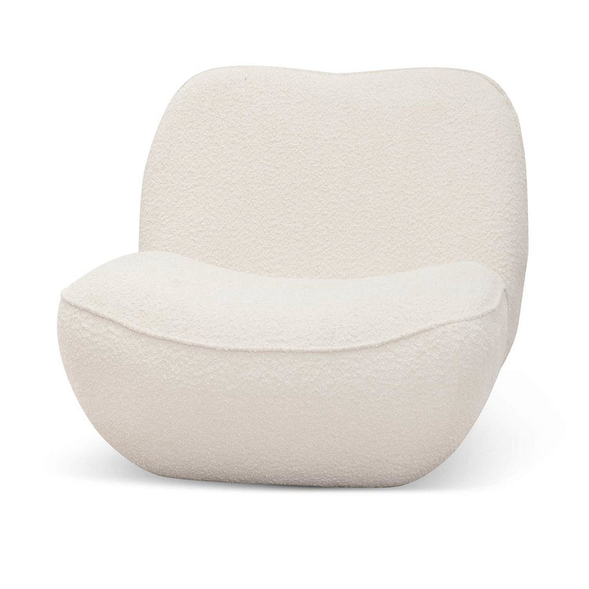 CLC6869-CA Lounge Chair - Ivory White Boucle | Calibre Furniture