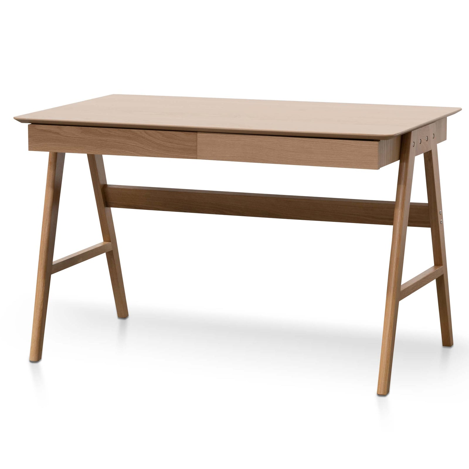 COT6617-KD 1.2m Wooden Office Desk - Natural | Calibre Furniture