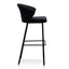 Ex Display - CBS2521-DW 75cm Bar Stool - Black Velvet