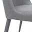 Ex Display - CDC2240-EI Fabric Dining Chair - Coin Grey