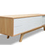 Ex Display - CTV361-BB 1.8m Scandinavian TV Entertainment Unit - Lowline - Natural