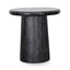 Ex Display - CCF2068-KL Black Marble Round Side Table