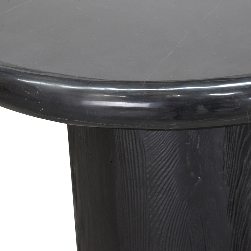 Ex Display - CCF2068-KL Black Marble Round Side Table