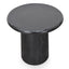 Ex Display - CCF2068-KL Black Marble Round Side Table