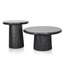 Ex Display - CCF2068-KL Black Marble Round Side Table