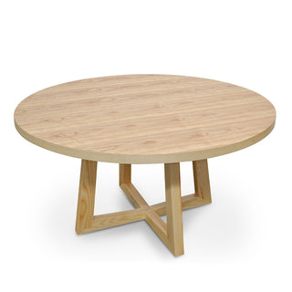 CDT585 1.5m Round Dining Table - Natural | Calibre Furniture