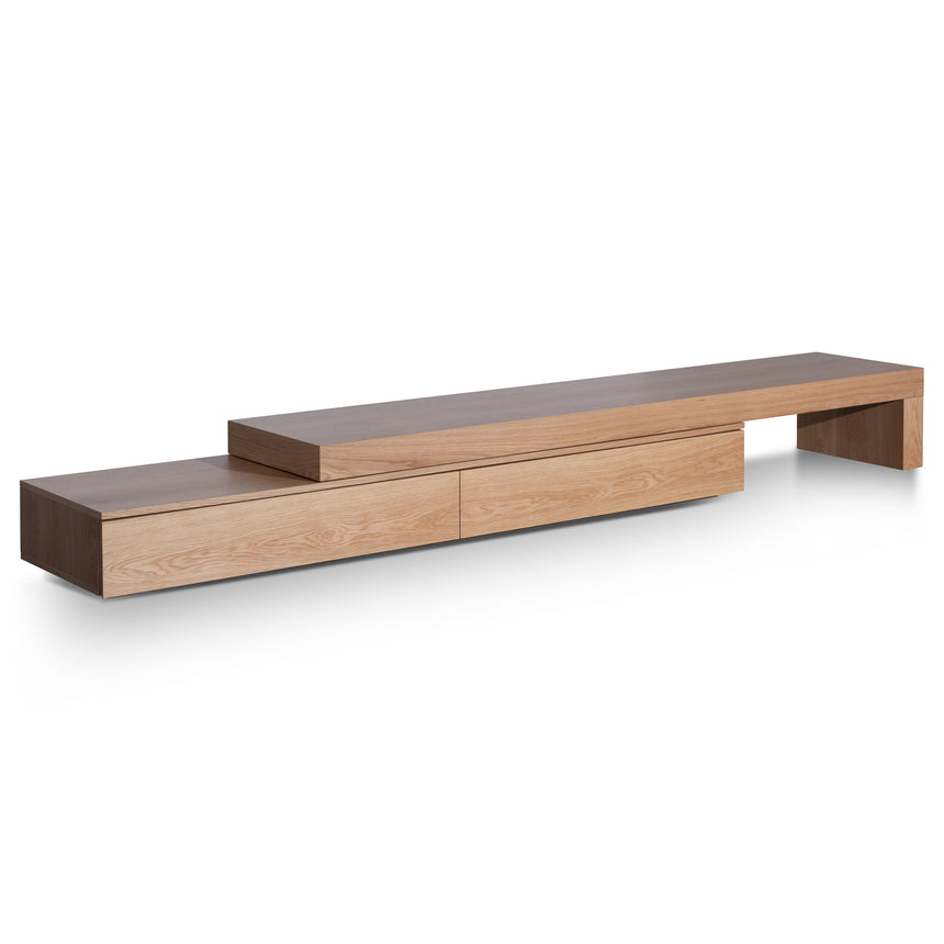 CTV6200-CN Extendable TV Entertainment Unit - Natural Oak