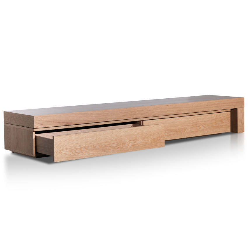 CTV6200-CN Extendable TV Entertainment Unit - Natural Oak