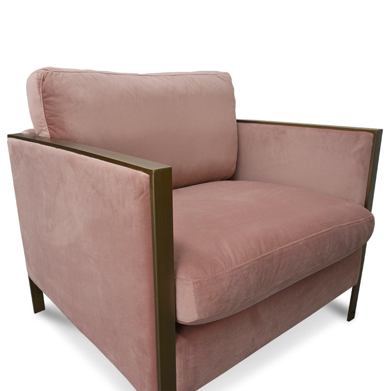 Ex Display - CLC2005-KL Fabric Armchair - Pink