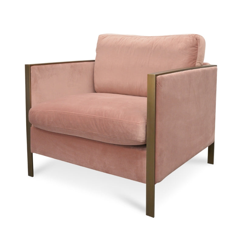 Ex Display - CLC2005-KL Fabric Armchair - Pink