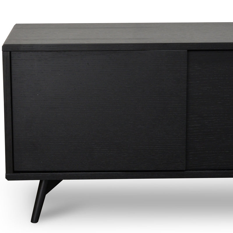 CTV108-BB 2.4m Entertainment TV Unit - Black Oak