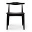 Ex Display - CDC183-SD Elbow Dining Chair - Black